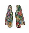 Дамски многоцветни затворени обувки с принт Jemima-4 снимка