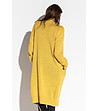 Жълта дамска плетена жилетка Adelita-1 снимка
