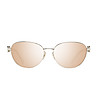 Златисти дамски слънчеви очила с кафяви лещи Fiorella-1 снимка