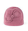 Розова дамска вълнена шапка Hestia-0 снимка