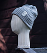 Сива памучна unisex шапка Zino-2 снимка