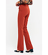 Дамски панталон Stella в цвят керемида -1 снимка