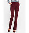 Дамски панталон Stella в цвят бордо-0 снимка