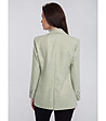 Дамско светлозелено сако с памук Daliola-1 снимка