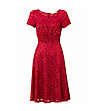 Червена дантелена рокля Irosa-2 снимка