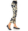 Дамски памучен панталон в тъмносиньо и цвят екрю Sandrine-1 снимка