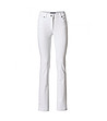 Дамски дънки в бяло с памук Kamisa за ръст до 160 см-2 снимка