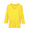 Жълта дамска памучна блуза Zoe-1 снимка
