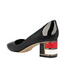 Лачени дамски обувки в черно Agnes-2 снимка