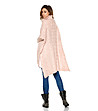 Дълъг дамски пуловер в розово Melissa-3 снимка