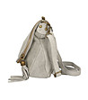 Велурена дамска чанта в сив нюанс Daria-3 снимка