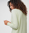 Светлозелена дамска блуза Federica-1 снимка