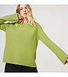 Дамски вълнен зелен пуловер Latoya-0 снимка