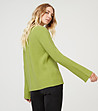 Дамски вълнен зелен пуловер Latoya-1 снимка