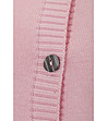 Розова дамска памучна жилетка Gisele-2 снимка