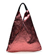 Дамска чанта от естествена кожа в червен нюанс Eve-0 снимка