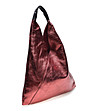 Дамска чанта от естествена кожа в червен нюанс Eve-1 снимка