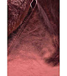 Дамска чанта от естествена кожа в червен нюанс Eve-2 снимка