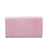 Розова дамска клъч чанта от естествена кожа Lorrain-1 снимка