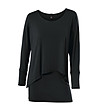Двупластова черна дамска блуза Vilelma-1 снимка