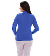 Дамски памучен син пуловер Denni-1 снимка