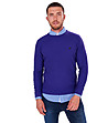 Лилав мъжки памучен пуловер Cameron-0 снимка