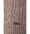 Плетена туника в цвят мока Rori-3 снимка