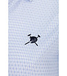 Дамска памучна риза в бледосиньо Emera-3 снимка