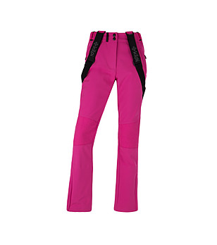 Розов дамски softshell ски панталон Dione снимка