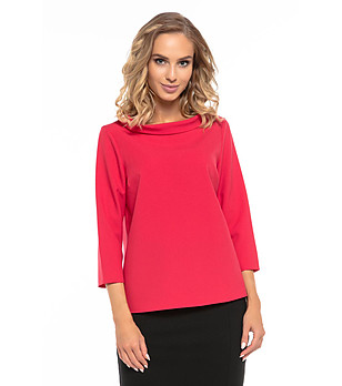 Дамска блуза в червено Loretta снимка