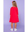 Детска червена рокля Diamantina-1 снимка