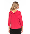 Дамска блуза в червено Loretta-1 снимка