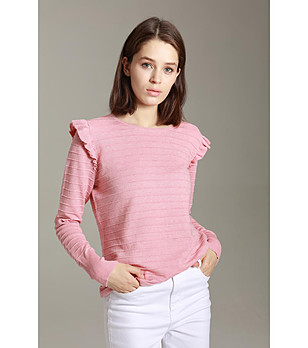 Розов дамски пуловер Lilia снимка
