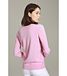 Кашмирен дамски розов пуловер Alda-1 снимка