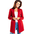 Червена дамска жилетка с памук Zefira-0 снимка