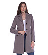Дамско палто в кафяв нюанс Misha с вълна-0 снимка