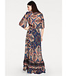 Многоцветна дълга рокля Jaya за ръст до 160 см-1 снимка