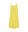 Жълта рокля без ръкави Rubina-1 снимка