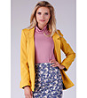 Дамско сако в жълто с подплата Mela-0 снимка
