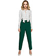Зелен дамски панталон Sintia -2 снимка