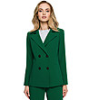 Дамско зелено сако Bella-2 снимка