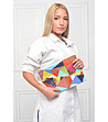 Многоцветна дамска чанта Tisha с мъниста -4 снимка