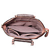 Елегантна дамска чанта Odetta в бежово-розов нюанс-3 снимка