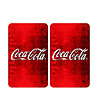 Комплект от два универсални стъклени плота с принт Coca-Cola-0 снимка