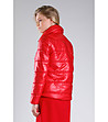Късо дамско яке в червено Alexa-1 снимка