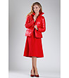 Късо дамско яке в червено Alexa-2 снимка