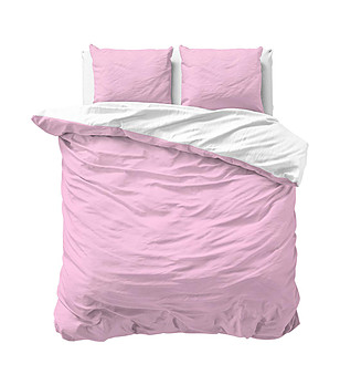 Двоен спален комплект в розово Twin Face 200х220 см снимка