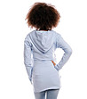 Синя памучна блуза за бременни Betsey-1 снимка
