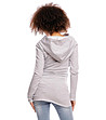 Сива памучна блуза за бременни Betsey-1 снимка