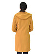 Вълнено дамско палто Varina в цвят горчица-1 снимка